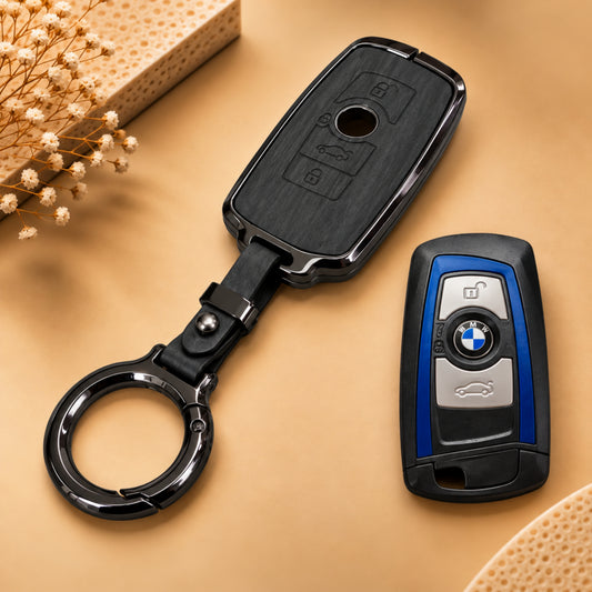 BMW 3 5 7 M X Series Metal Key Cover with Keychain