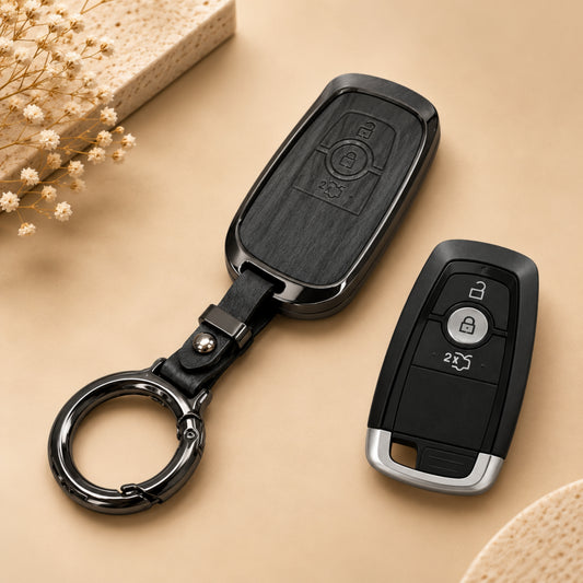 Ford Endeavour Freestyle Metal Key Cover with Keychain